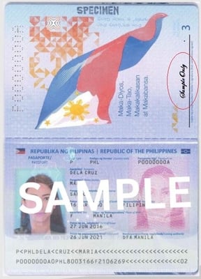 Sample Passport Bio Page